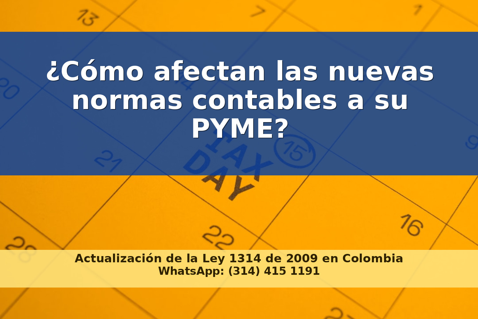 Actualización de la Ley 1314 de 2009: Implicaciones para las PYMES en Colombia
