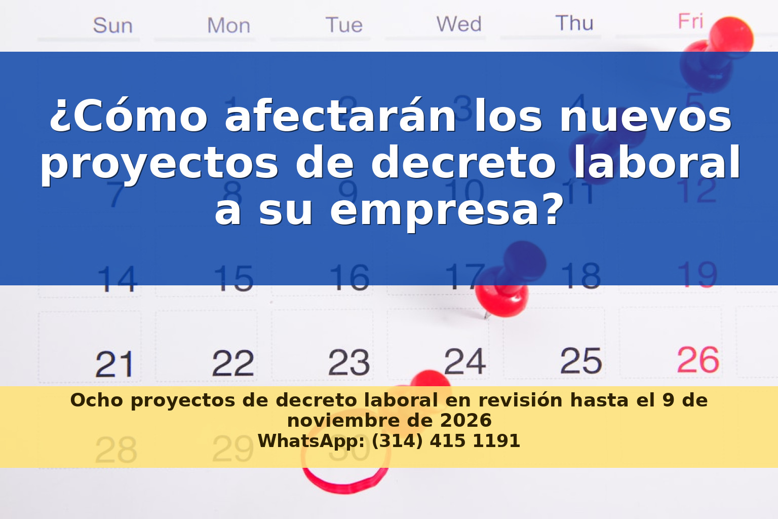 Actualización de la Normatividad Laboral en Colombia: Proyectos de Decreto para Modificar Normas Laborales Vigentes