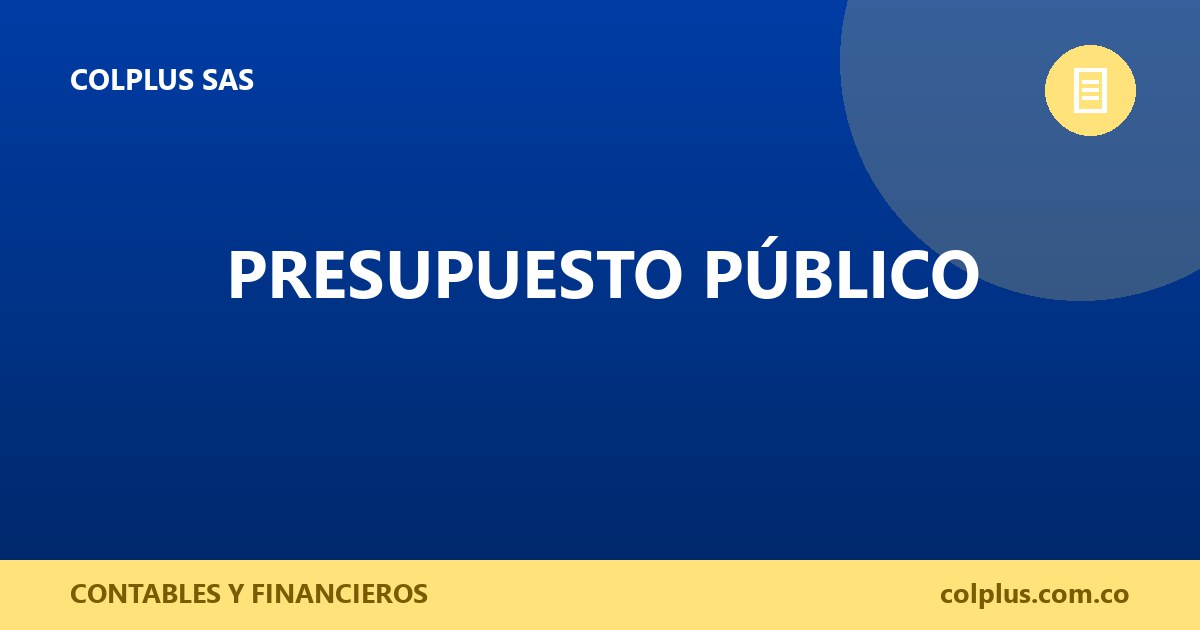Presupuesto Público